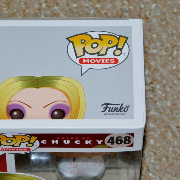 2017 Funko Pop! Bride of Chucky Tiffany Bloody Chase Variant Brand New # 468 - Picture 6 of 9